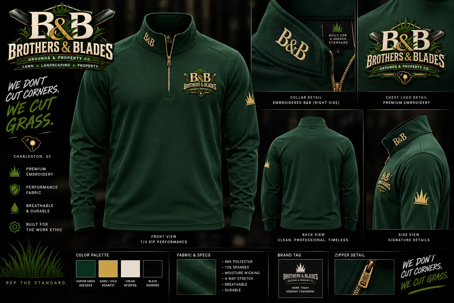 B&B Signature Quarter-Zip