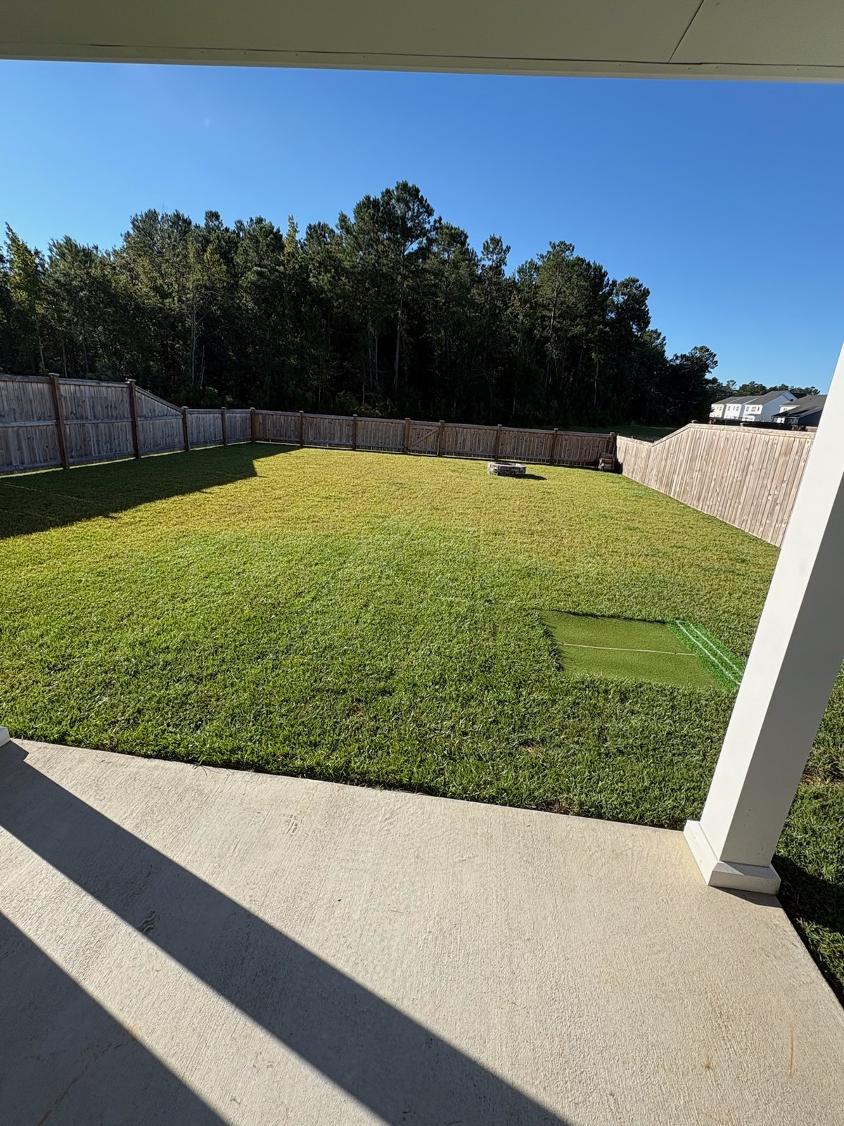 Completed B&B lawn and property care project 7